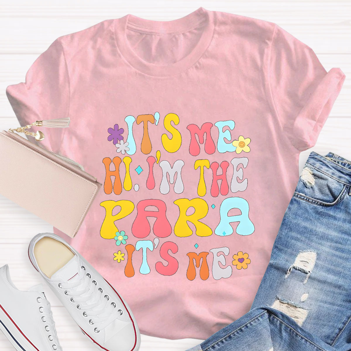 It's Me Hi I'm The PARA it's meTeacher T-Shirt