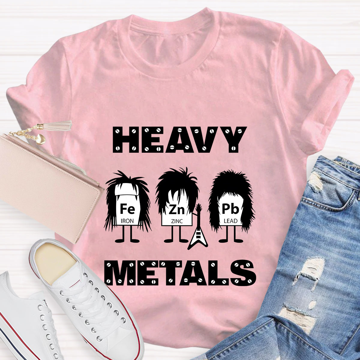 Funny Science Heavy Metals Teacher T-Shirt