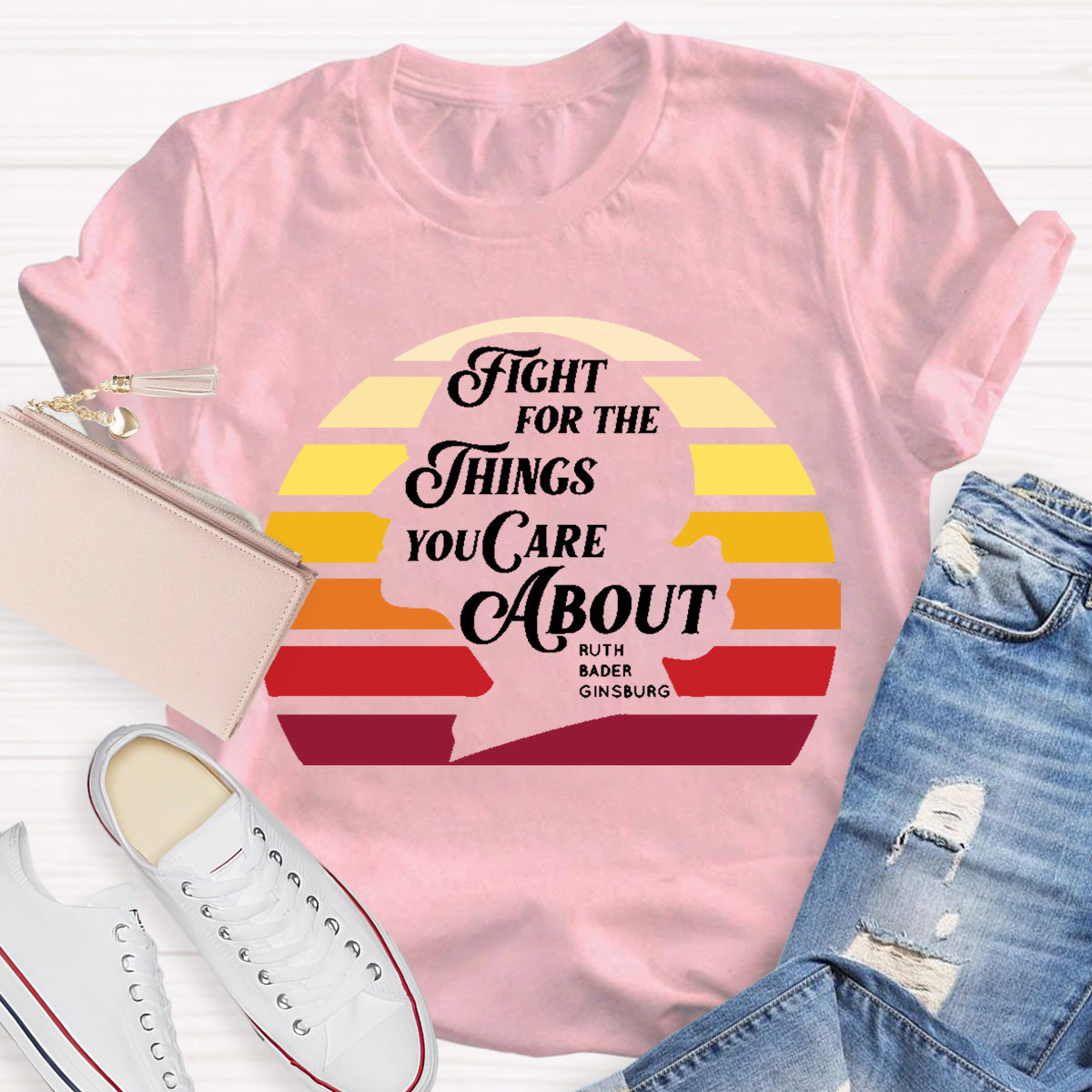 Fright for The Things You Care About Teacher T-Shirt