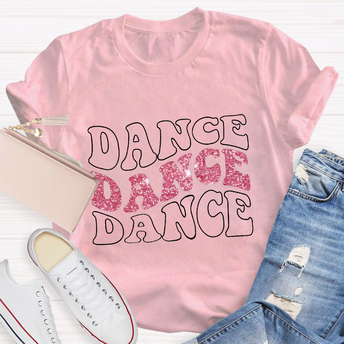 Bling Biling Dance Dance Dance Teacher T-Shirt