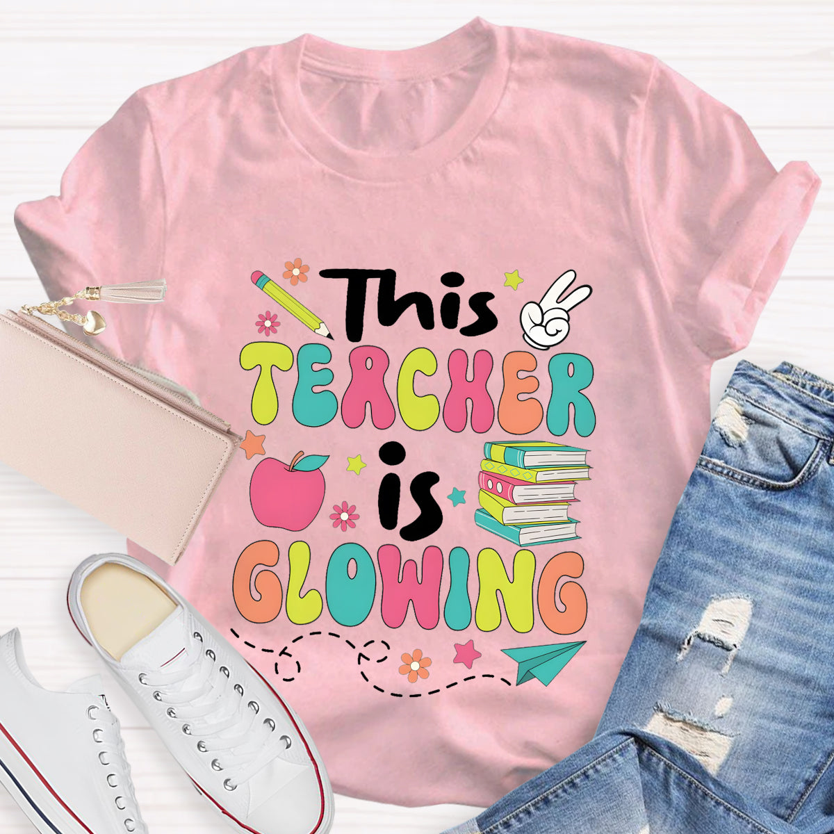 This Teacher Is Growing Teacher T-Shirt