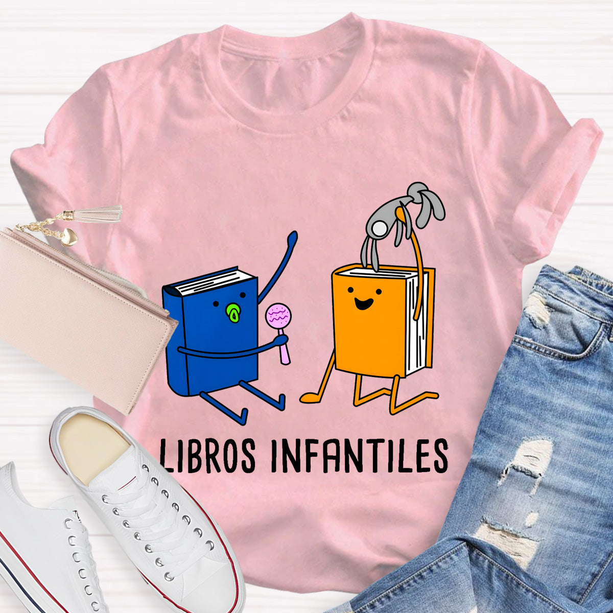 Bilingual Libros Infantiles Spanish Teacher T-Shirt