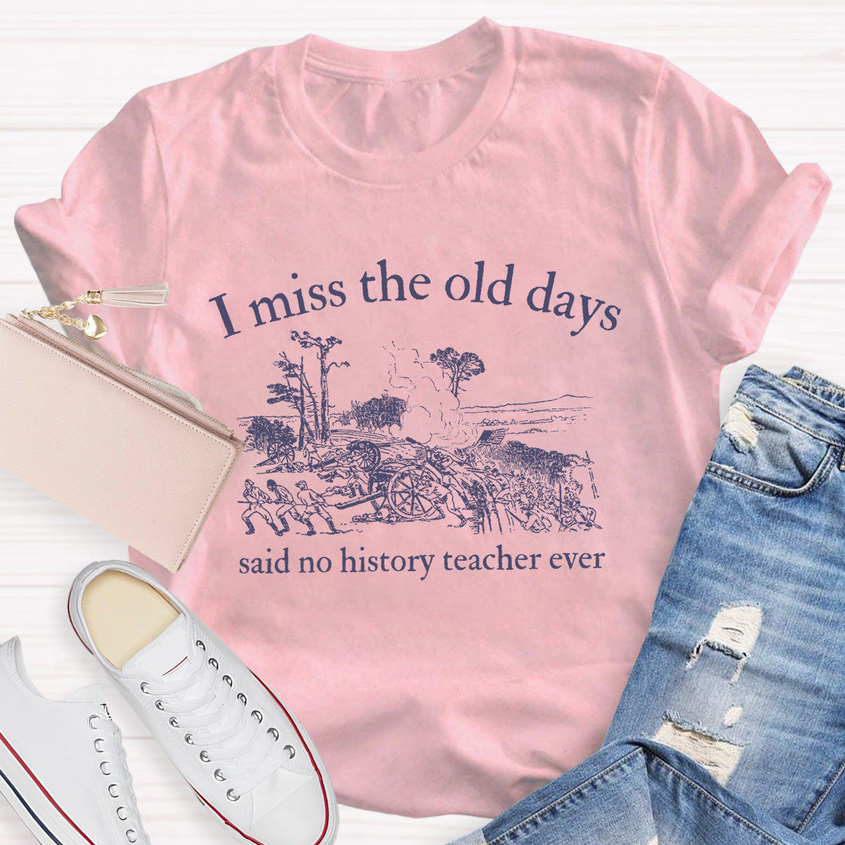 I Miss The Old Days Teacher T-Shirt