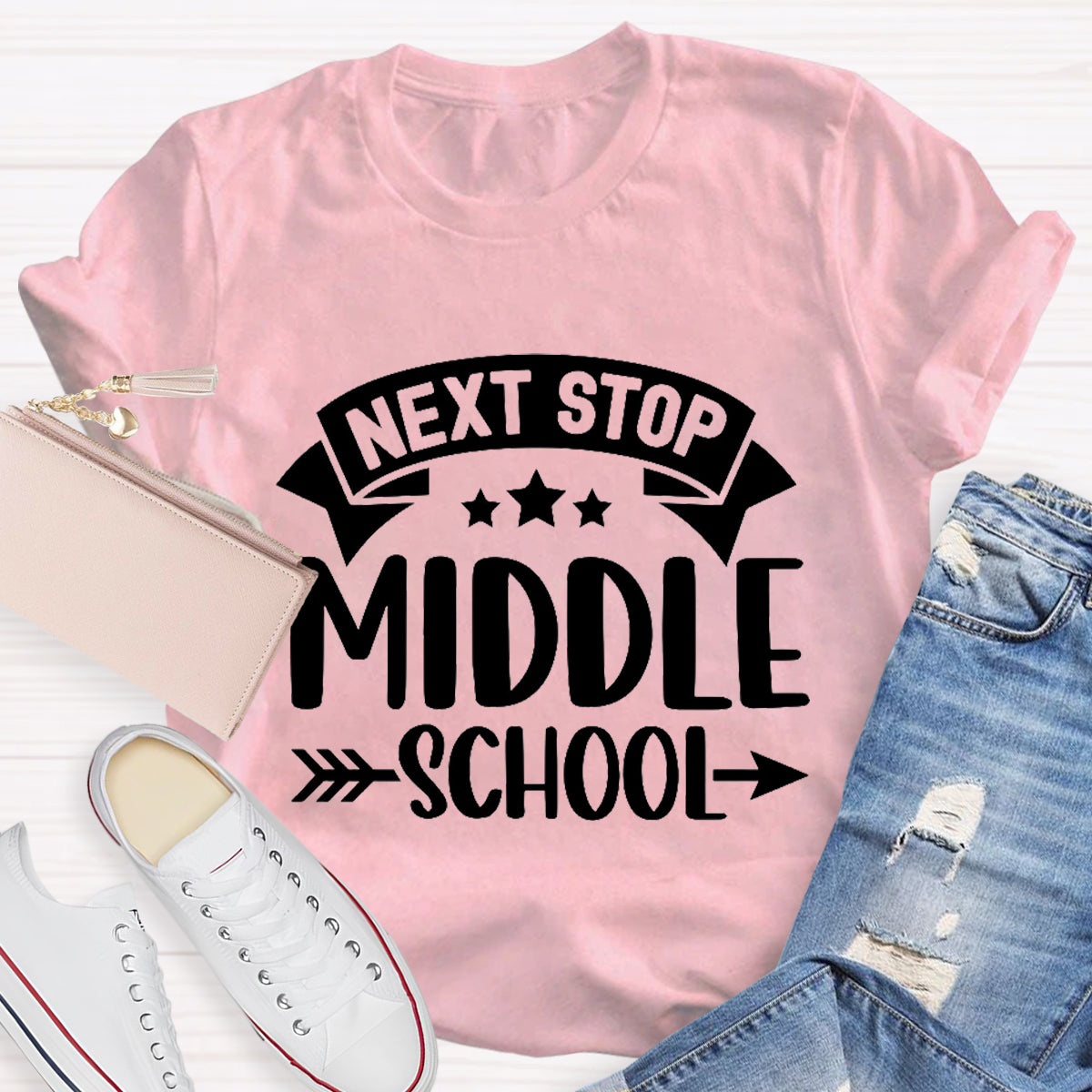 Next Stop Middle School Teacher T-Shirt