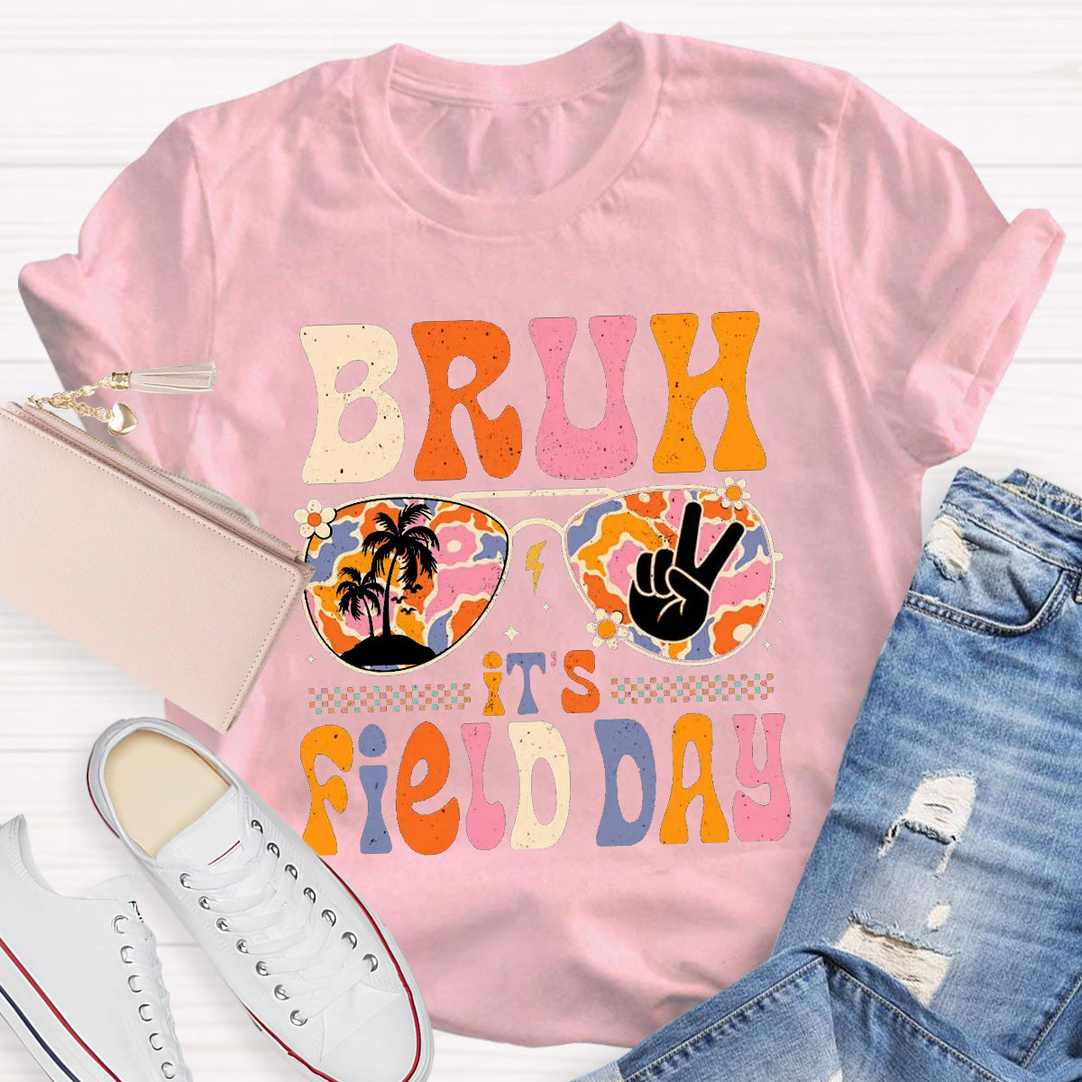 Bruh It's Field Day Teacher T-Shirt