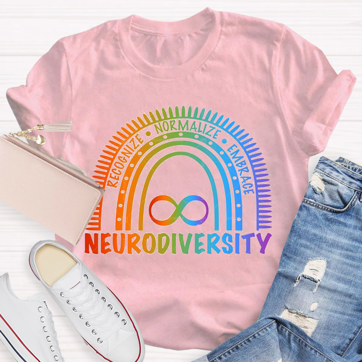 Neurodiversity Embrace Teacher T-Shirt