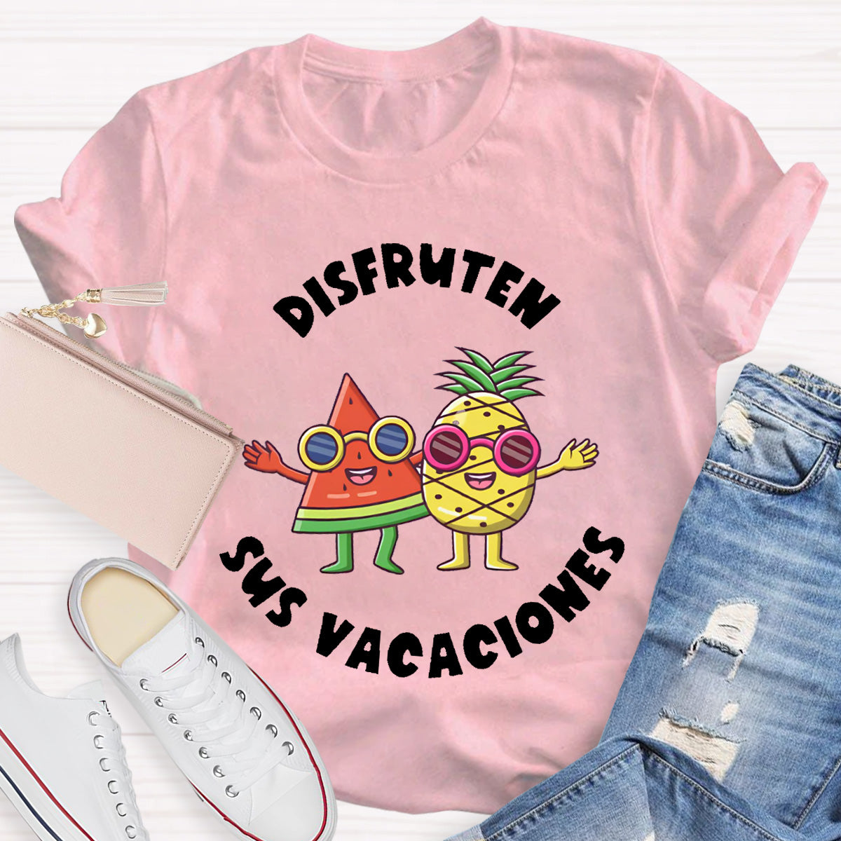 Disfruten Sus Vacaciones Spanish Teacher T-Shirt