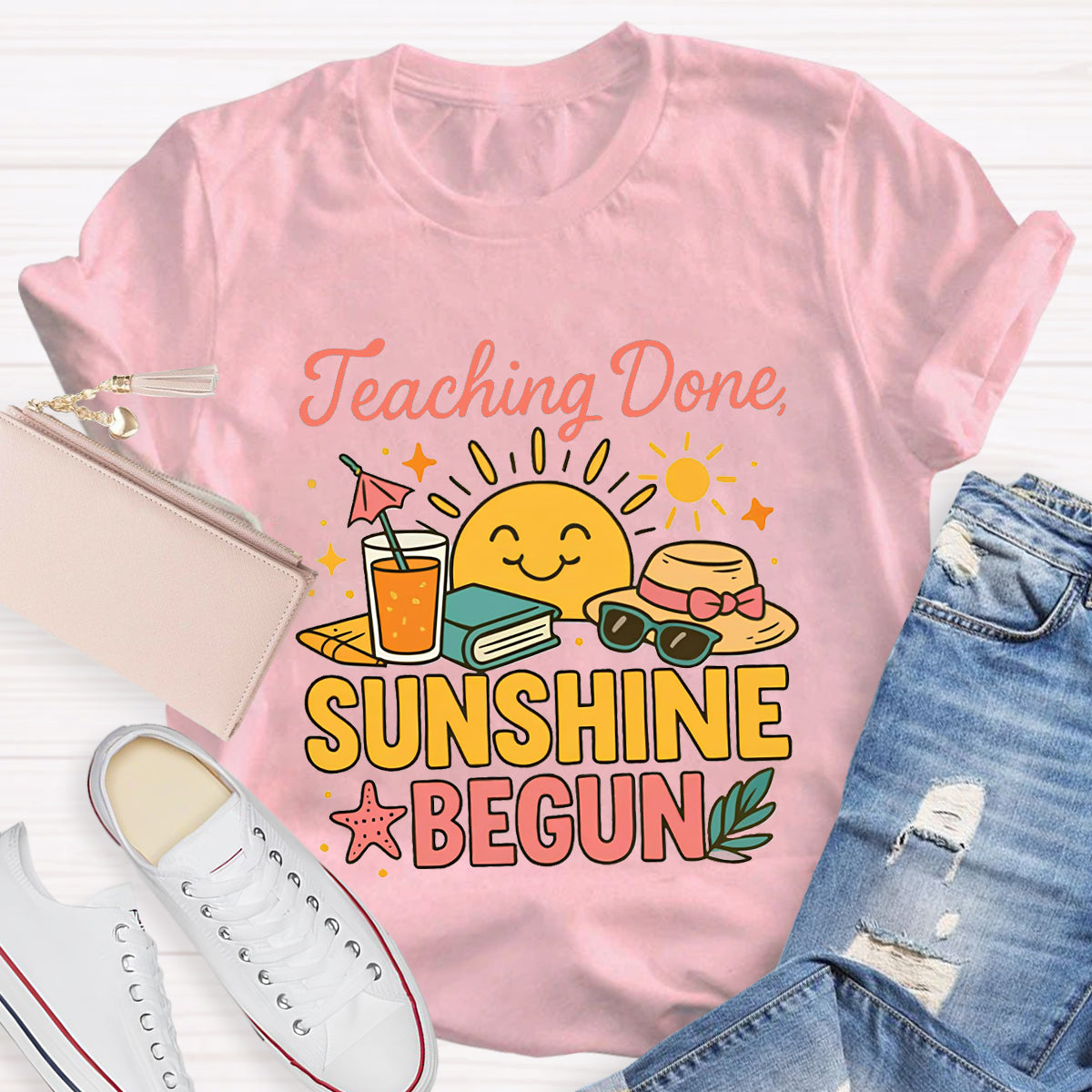 Teaching Done Sunshine Begun T-Shirt