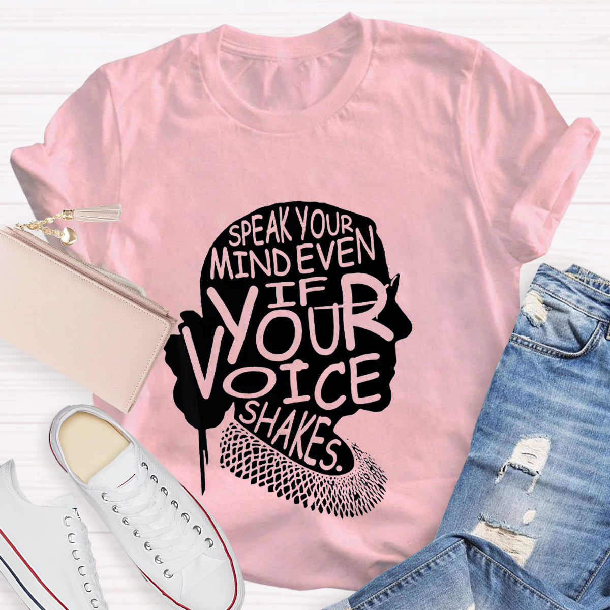 Speak Your Mind Even If Your Voice Shakes T-Shirt