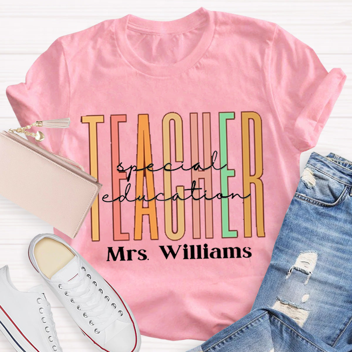 Personalized Sped Teacher T-Shirt
