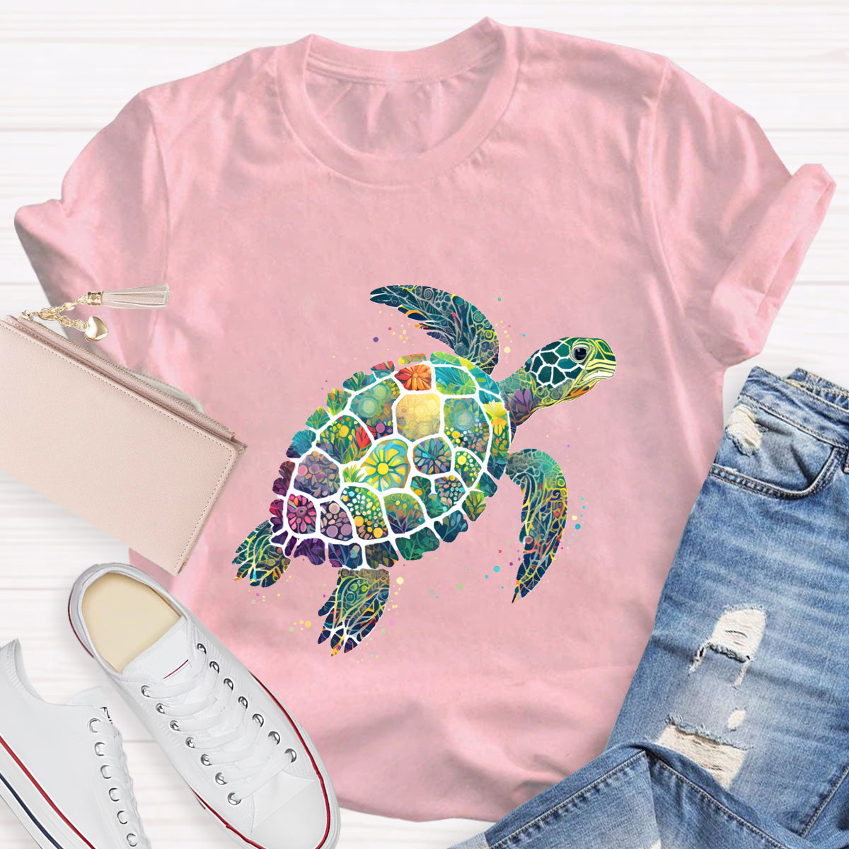 Ocean Inspired Turtle T-Shirt