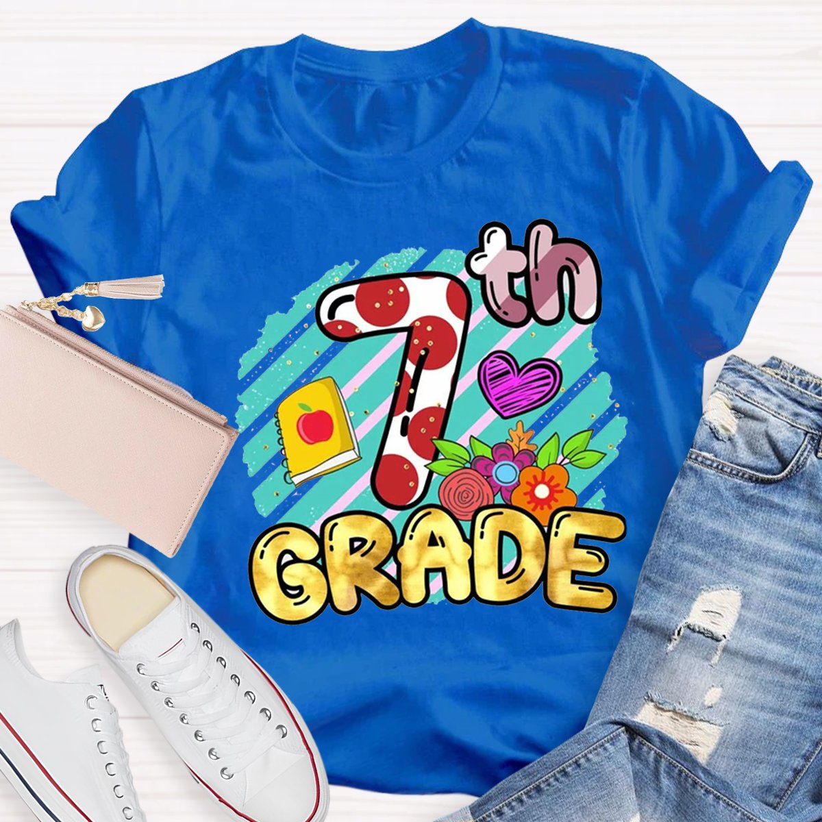 Personalized 7th Grade Teacher Shirt