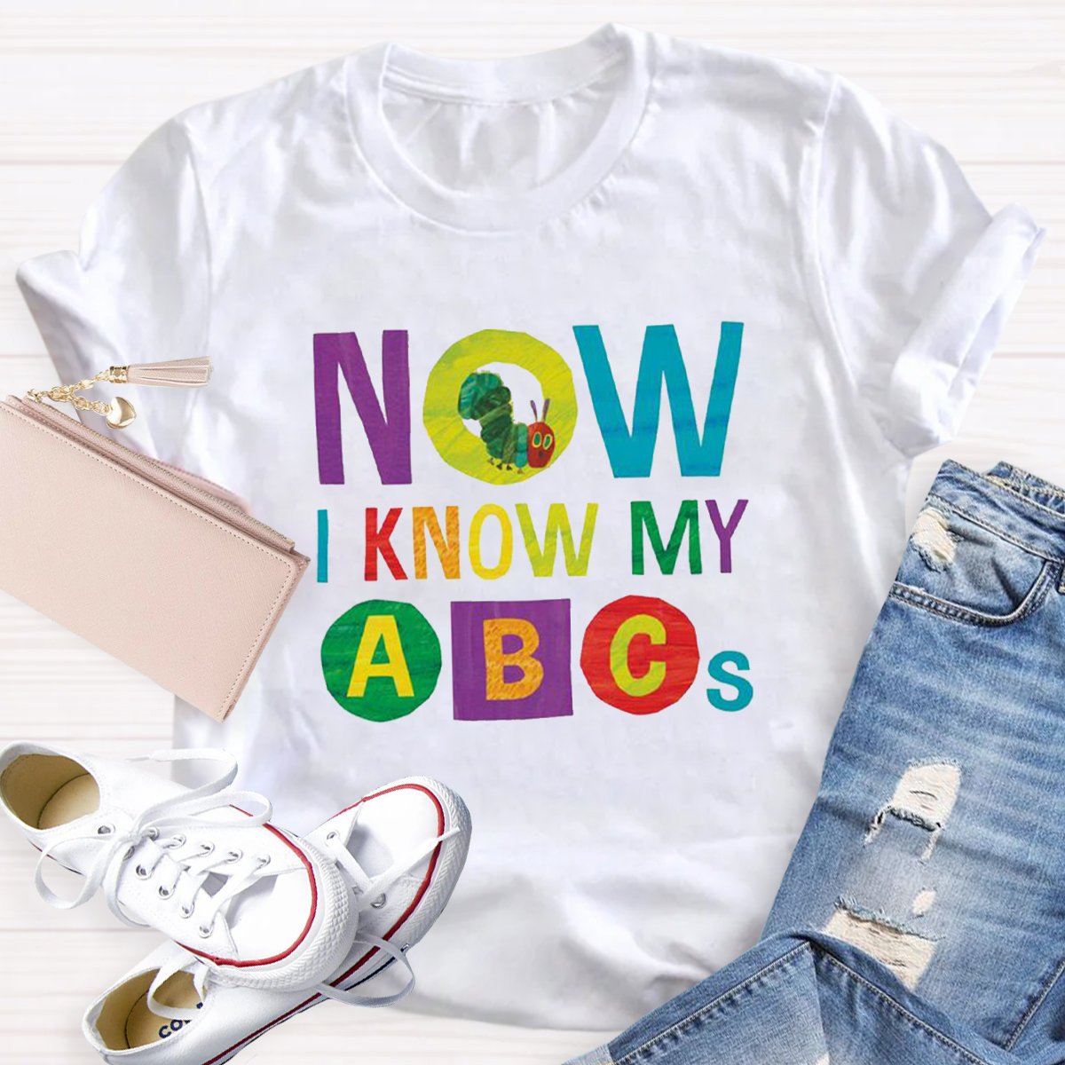 Now I Know My ABCs Teacher Shirt