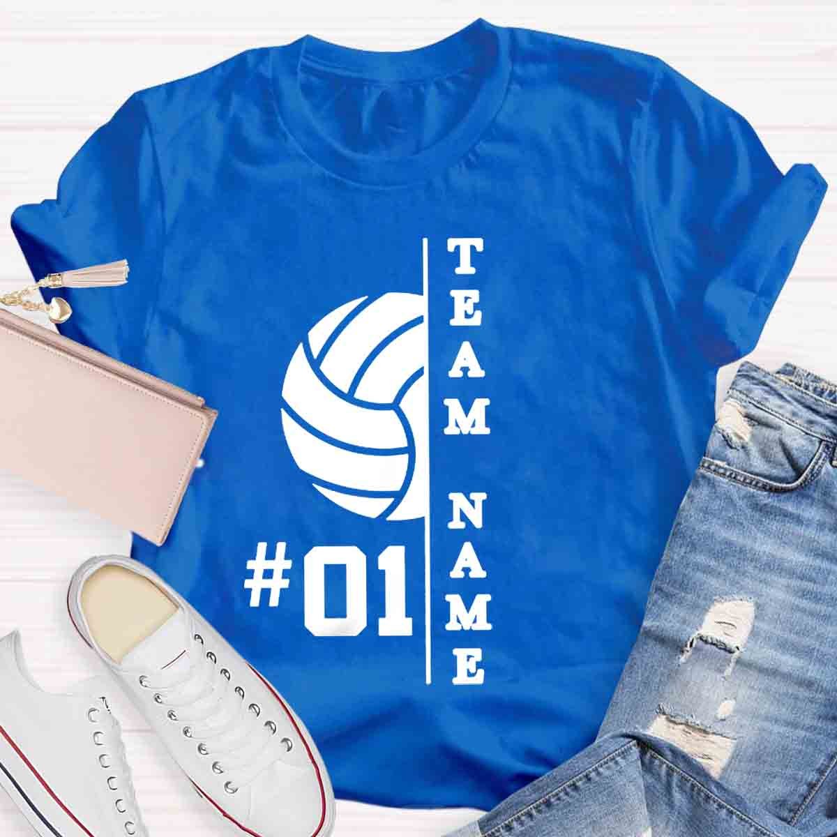 Personalized Team Name And Number T-Shirt