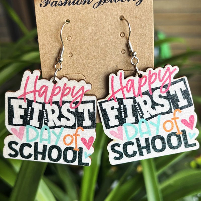 Last Day Of School Earrings