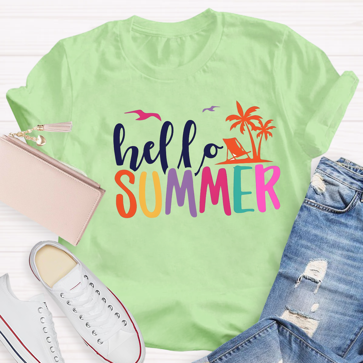 Hello Summer Teacher T-Shirt