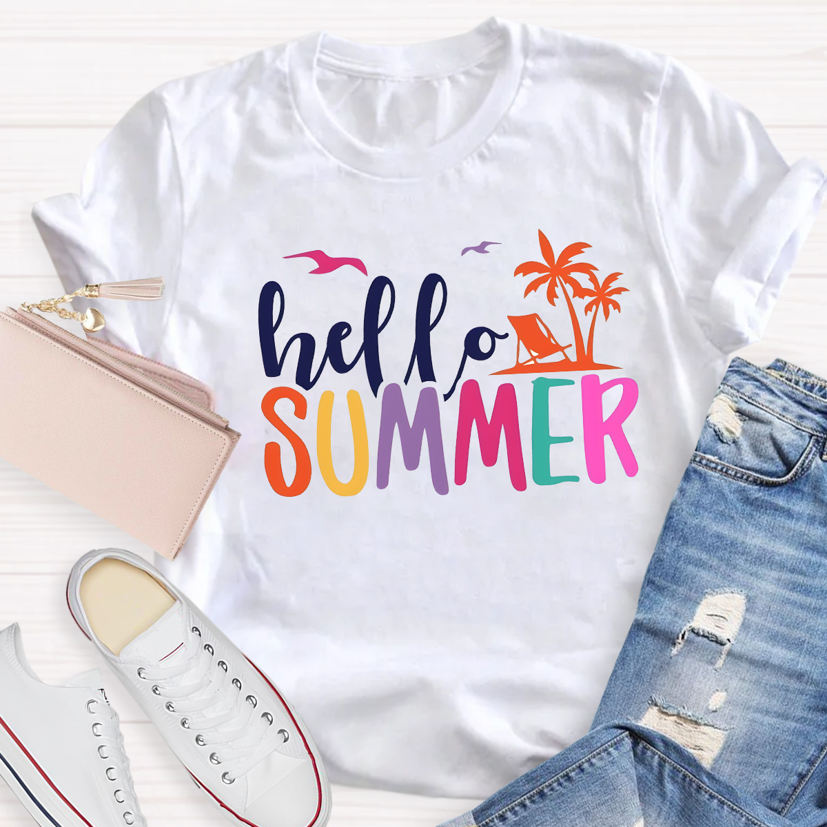 Hello Summer Teacher T-Shirt