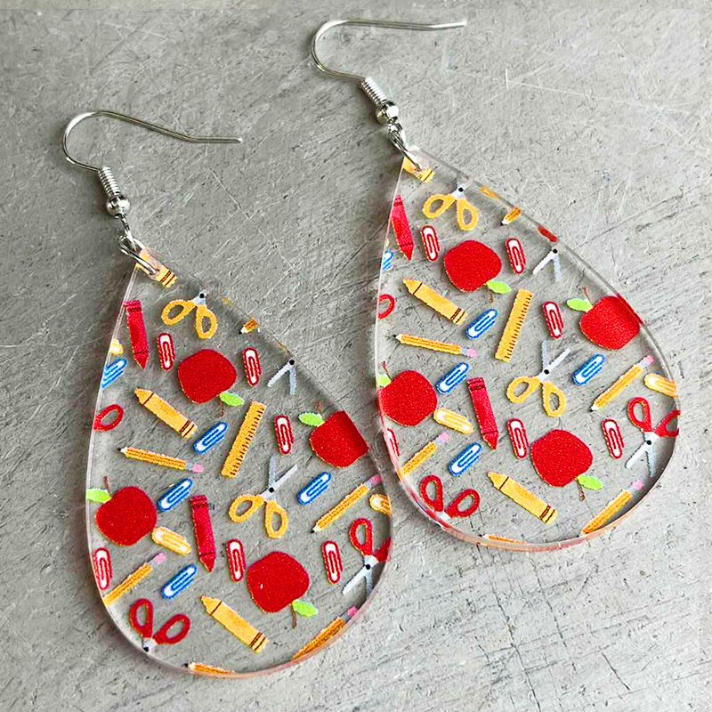 Transparent Acrylic Earrings