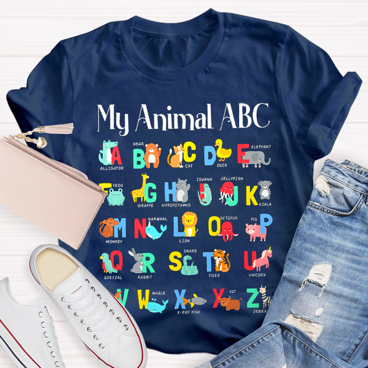 My Animal ABC Teacher T-shirt