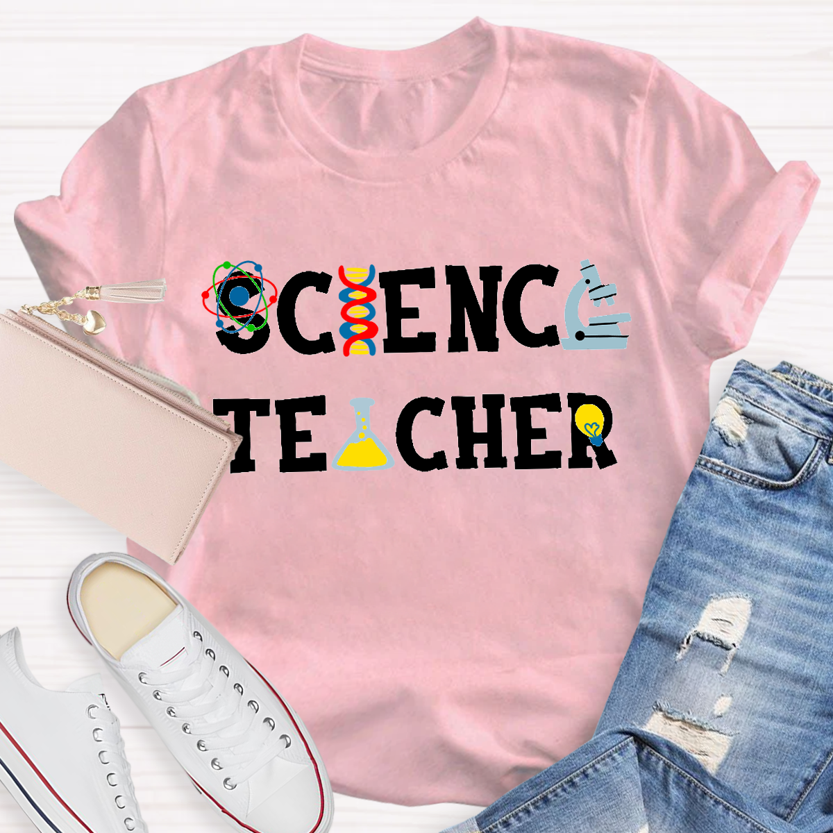 Science Reagent Bottle Teacher T-Shirt