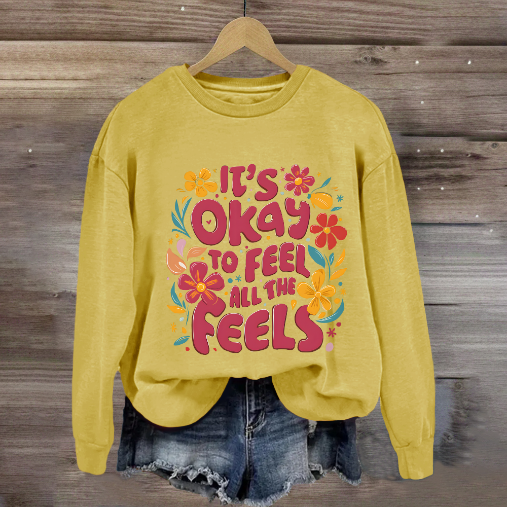 Celebrate Minds of All Kinds Floral Sweatshirt
