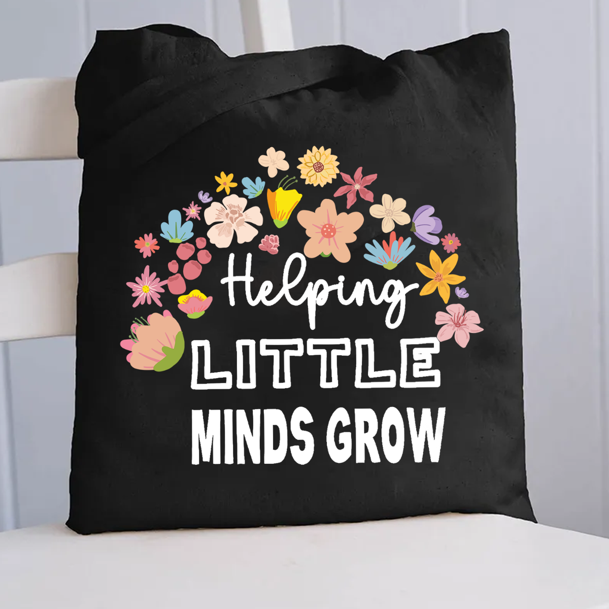 Helping Little Minds Grow Canvas Tote Bag