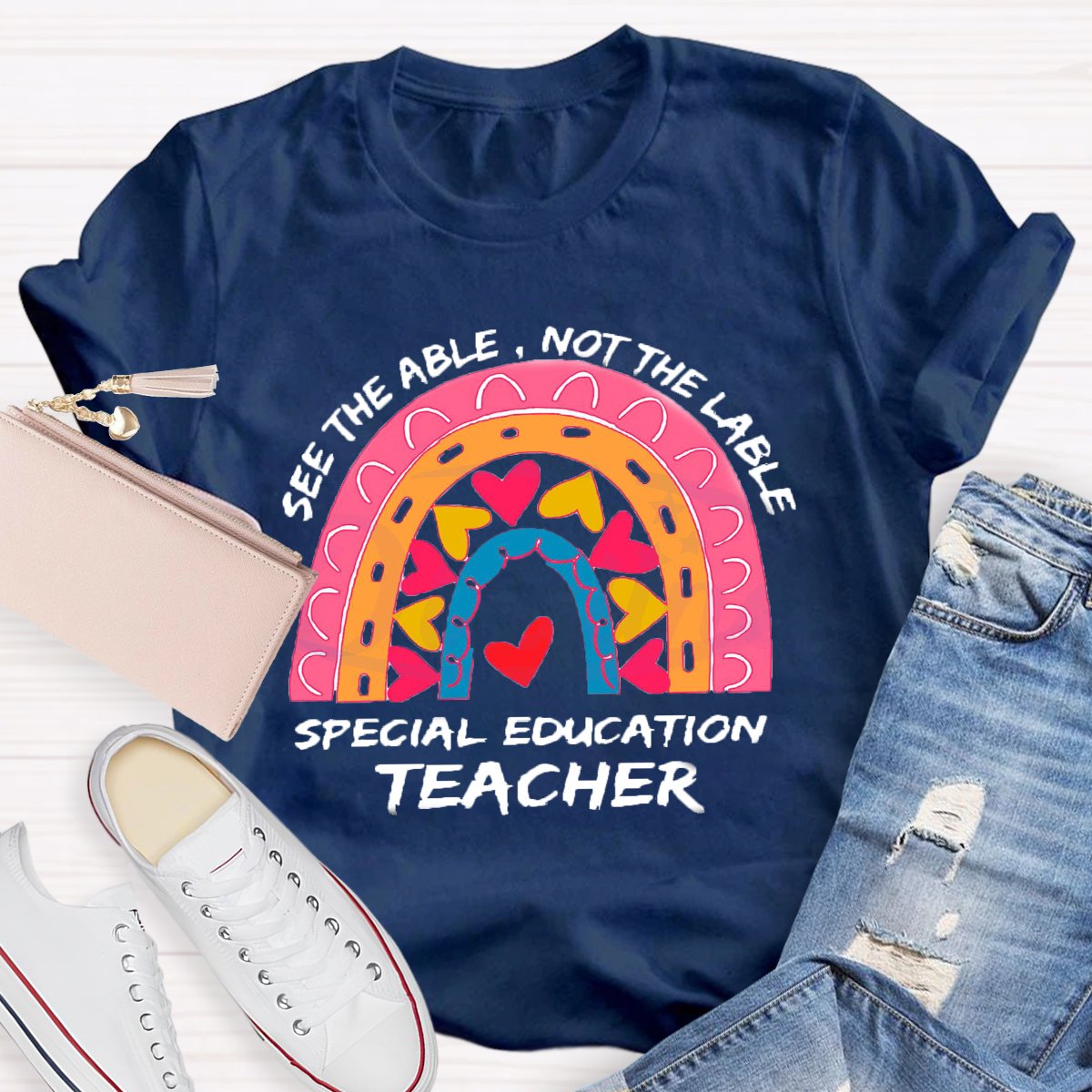 See The Able Not the Lable Special Education Teacher T-Shirt
