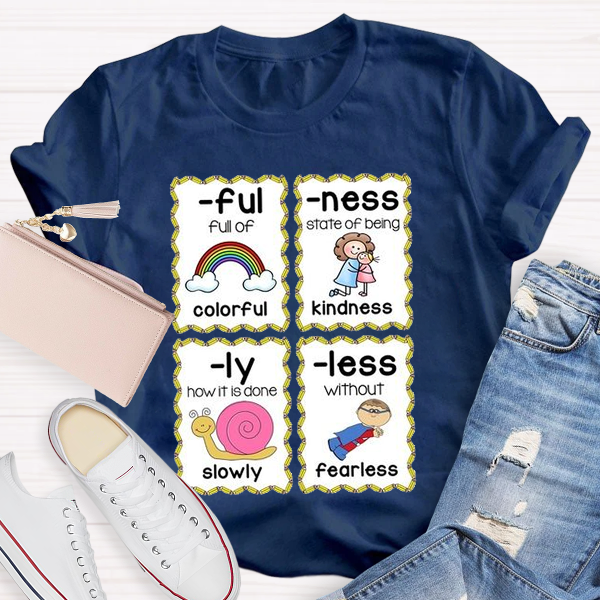 Prefixes and Suffixes Teaching Ideas for First Grade and Kindergarten T-Shirt