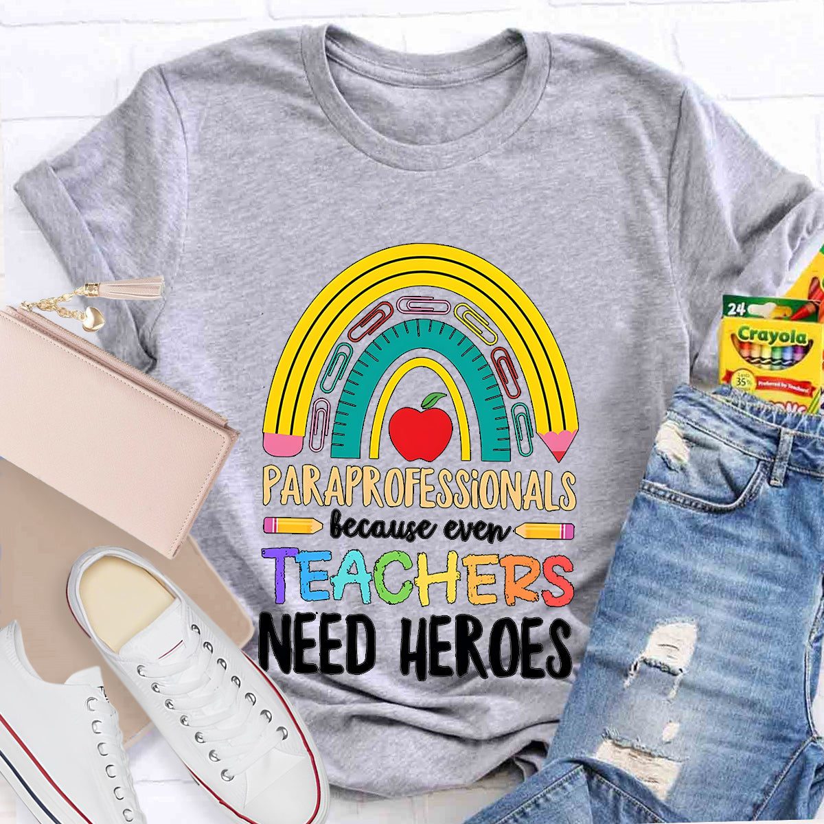 Teacher Needs Heroes Teacher T-Shirt