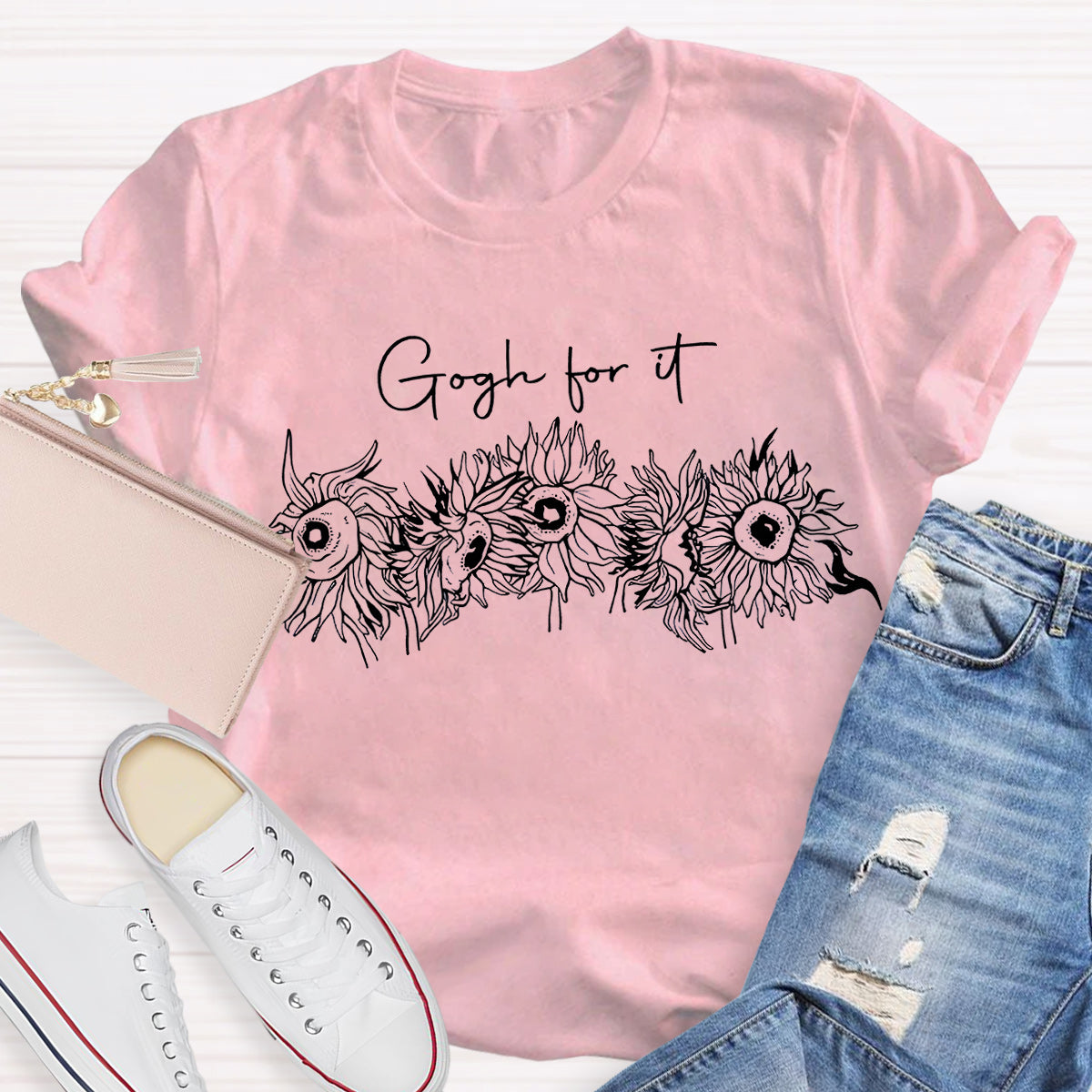 Go For It Art Teacher T-Shirt