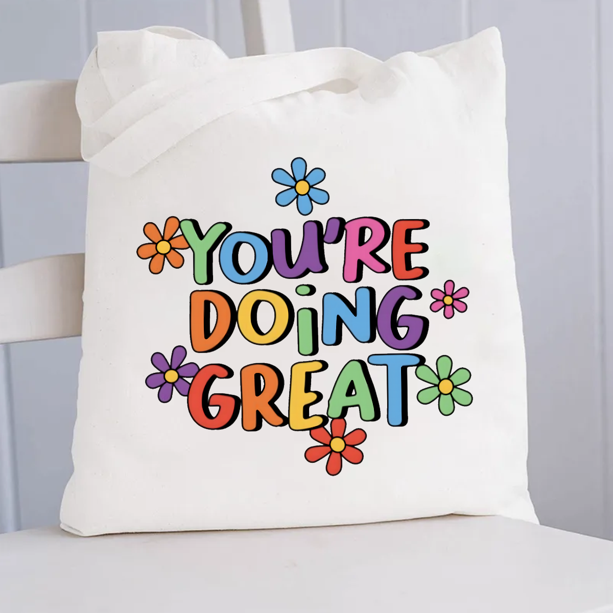 You Are Doing Great Canvas Tote Bag