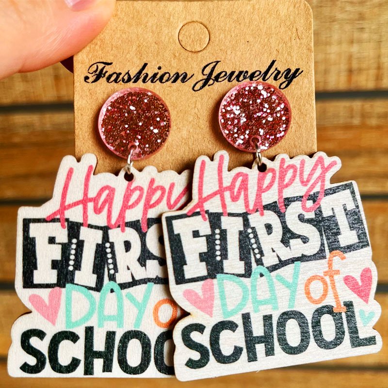 Last Day Of School Earrings