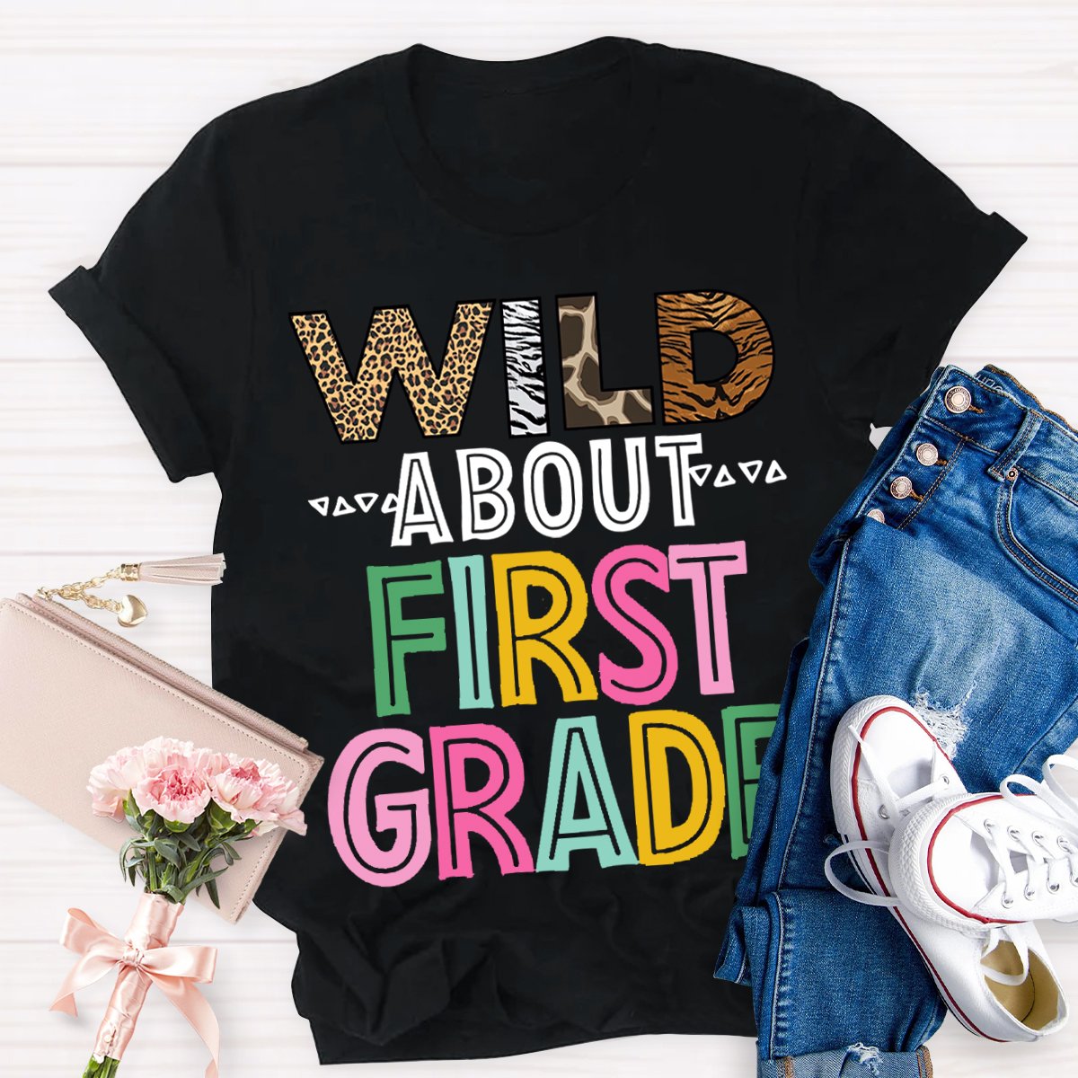 Personalized Wild Avabout Fourth Grade Teacher Shirt