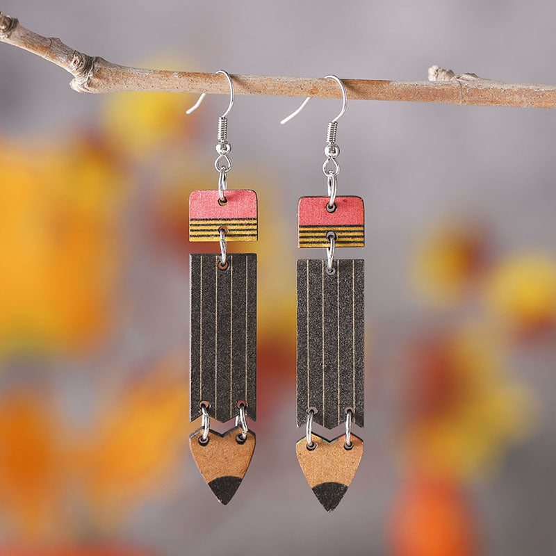 Teaching And Learning About Rainbow Pencil Earrings