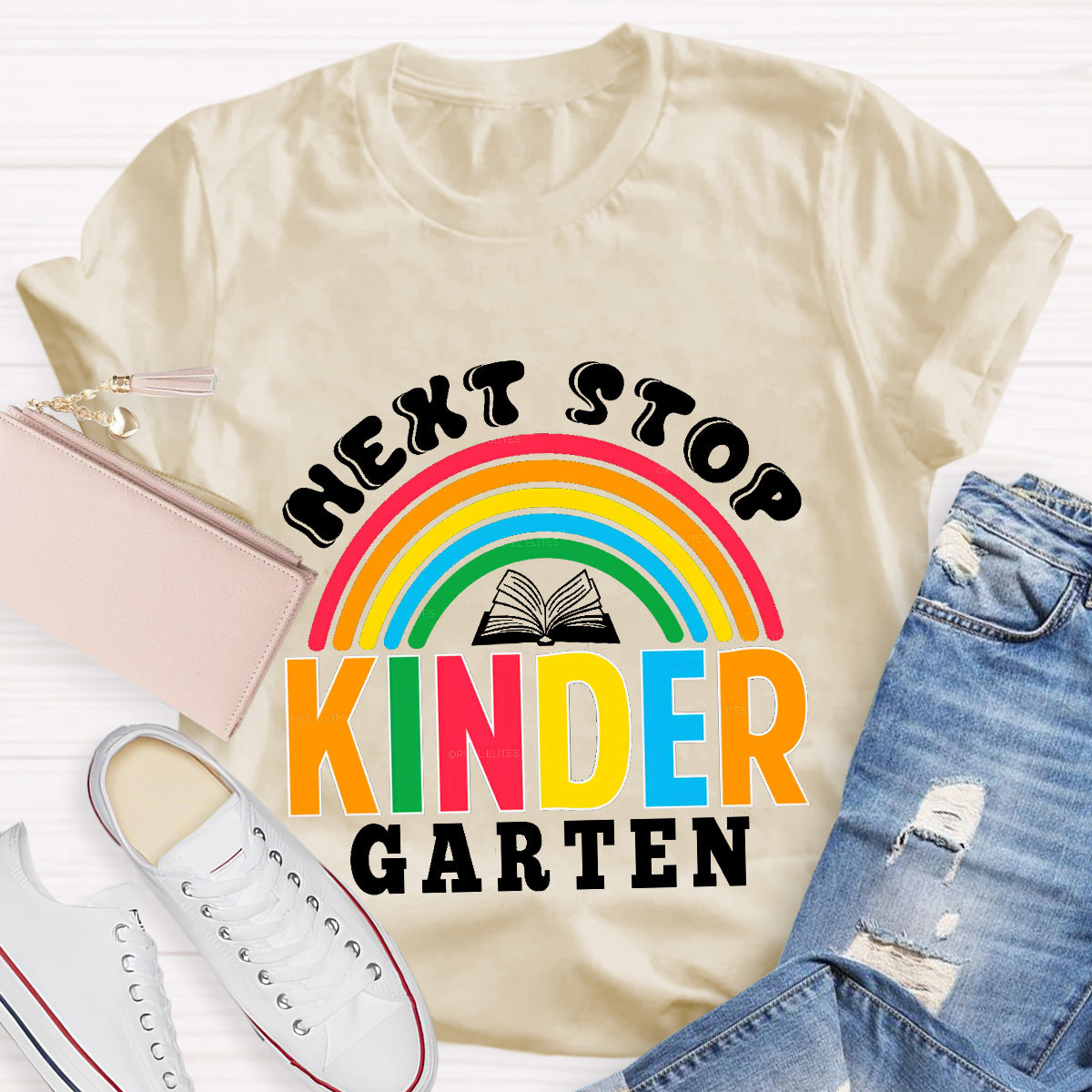 Personalized Grade Next Stop Kinder Garten Teacher T-Shirt