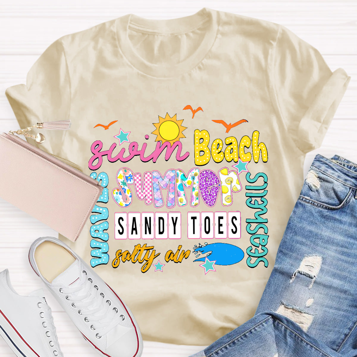 Swim Beach Summer Break T-Shirt