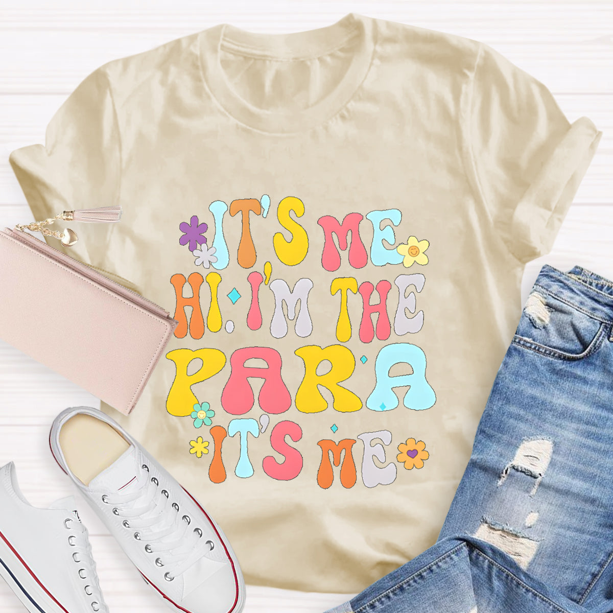 It's Me Hi I'm The PARA it's meTeacher T-Shirt