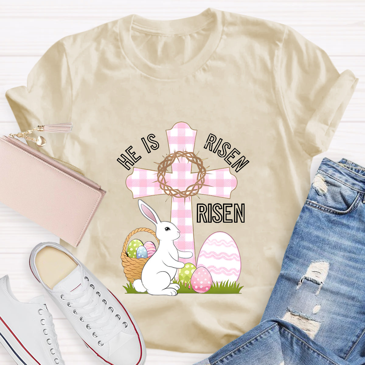 He Is Rise Easter T-Shirt