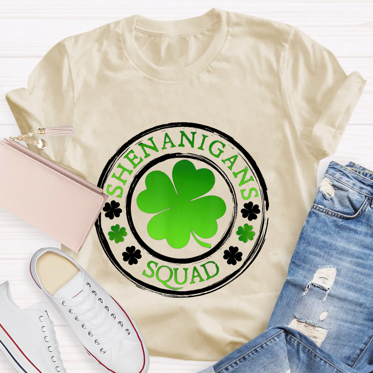 St Patrick's Day Shenanigans Squad T-Shirt