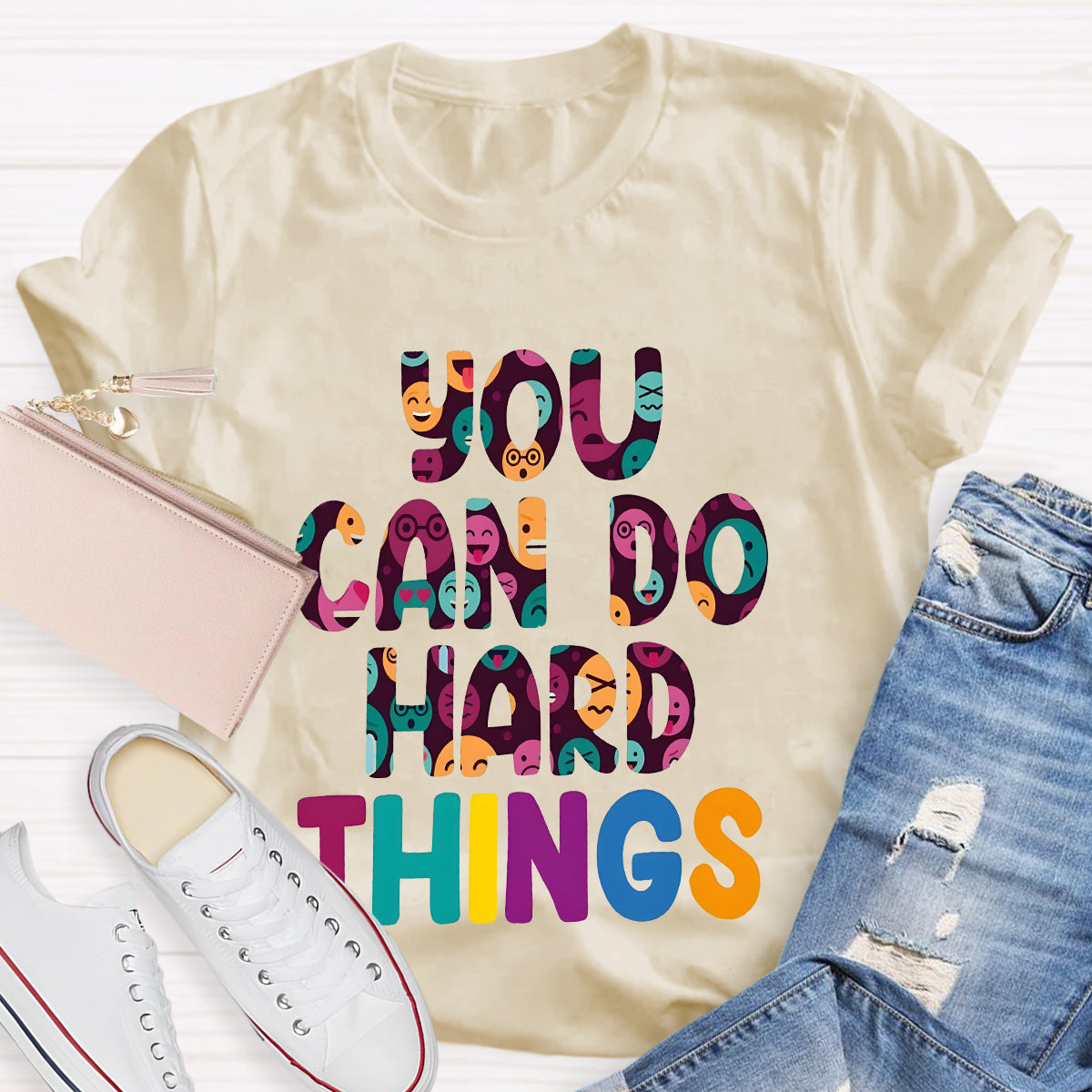 You Can Do Hard Things Teacher T-Shirt