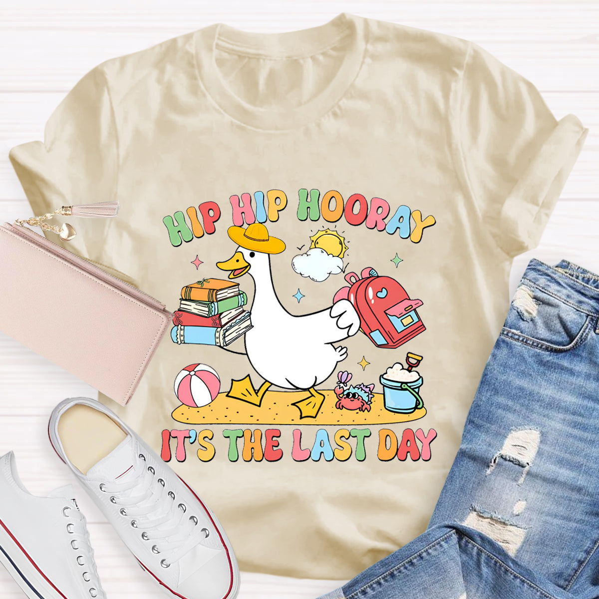 Hip Hip Hooray It's The Last Day Teacher T-Shirt