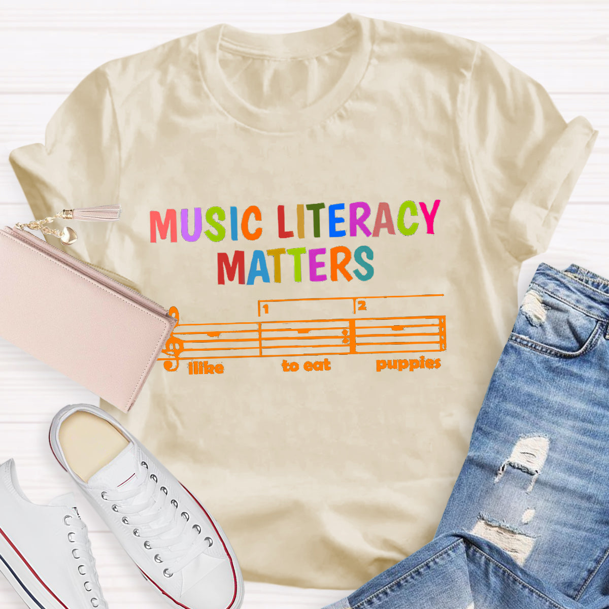 Music Literacy Matters Teacher T-Shirt