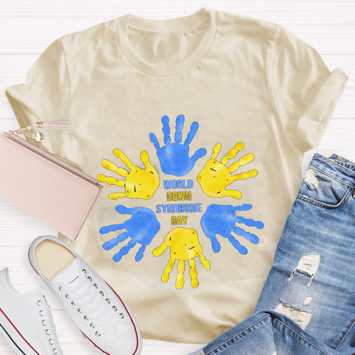 World Down Syndrome Day Teacher T-Shirt