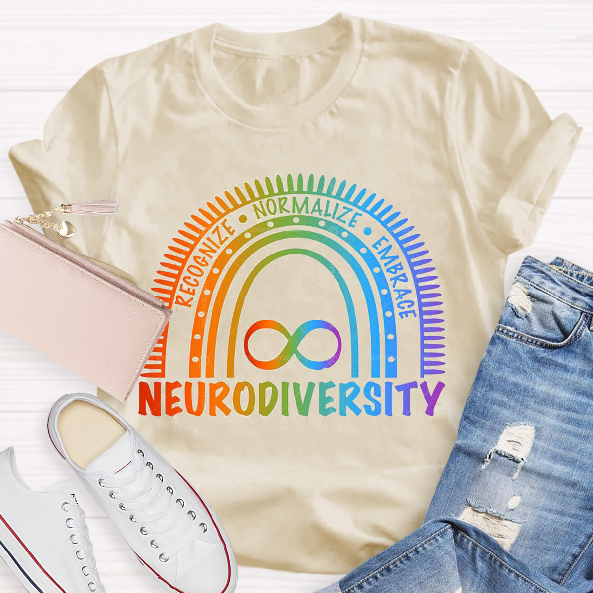 Neurodiversity Embrace Teacher T-Shirt