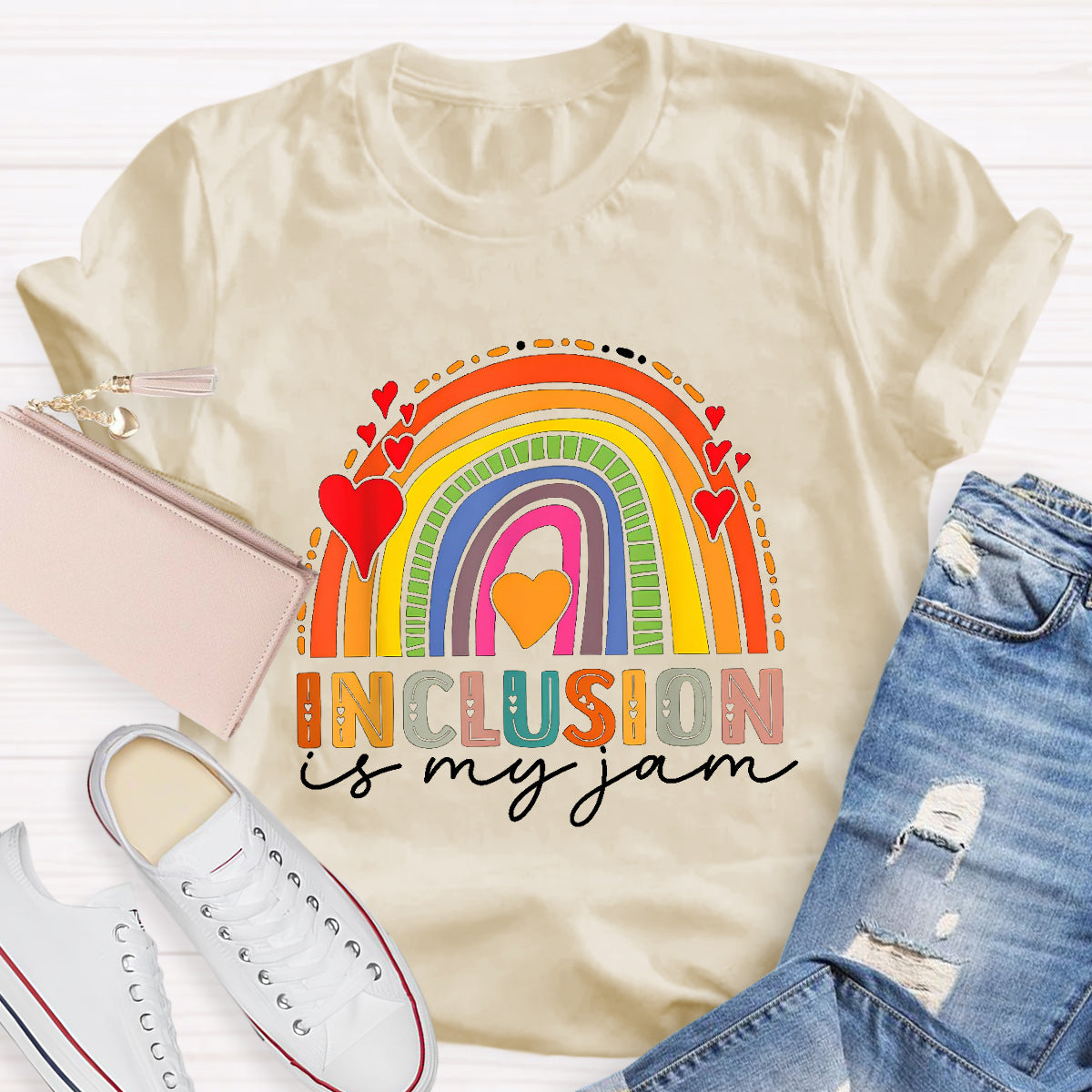 Inclusion Is My Jam Teacher T-Shirt