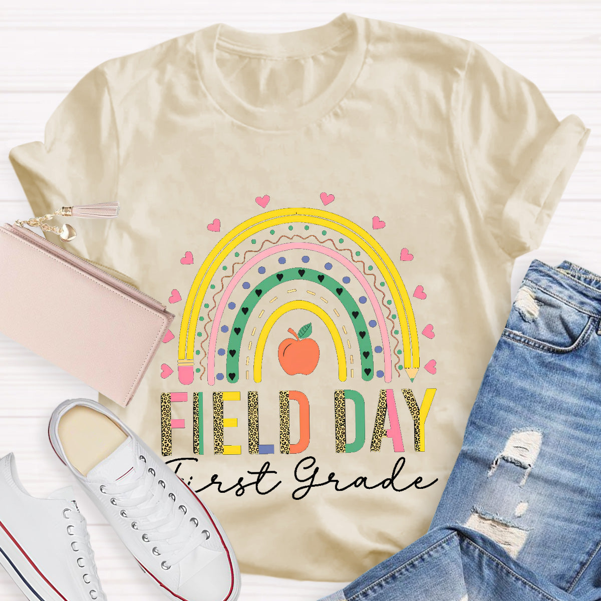 Personalize Grade Field Day Teacher T-Shirt