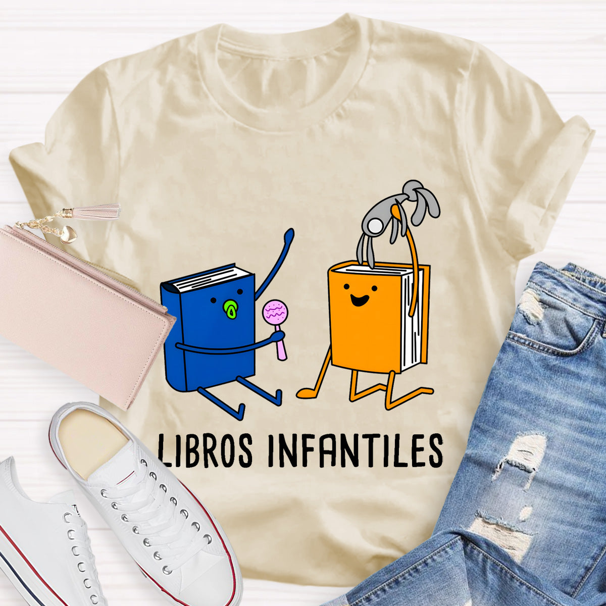 Bilingual Libros Infantiles Spanish Teacher T-Shirt