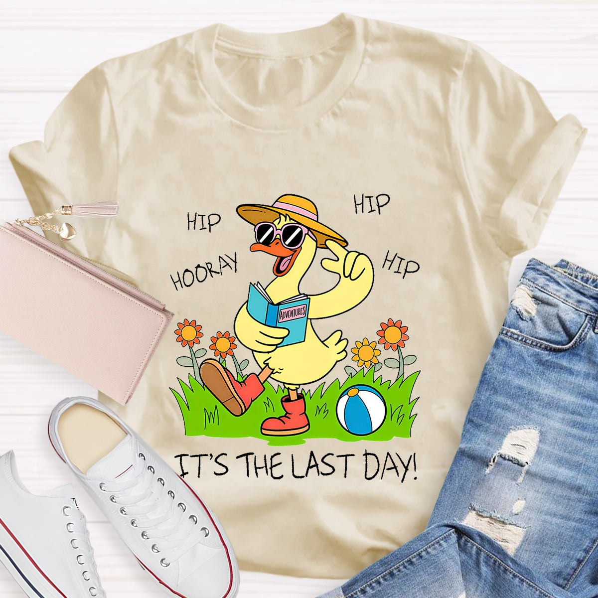 Hip Hooray It's The Last Day Funny Durk T-Shirt