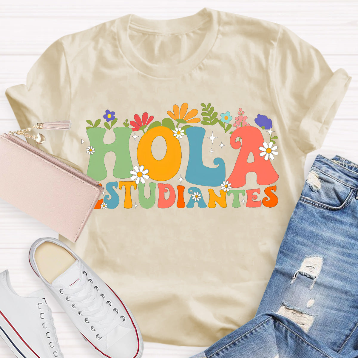 Hola Estudiantes Spanish Teacher T-Shirt
