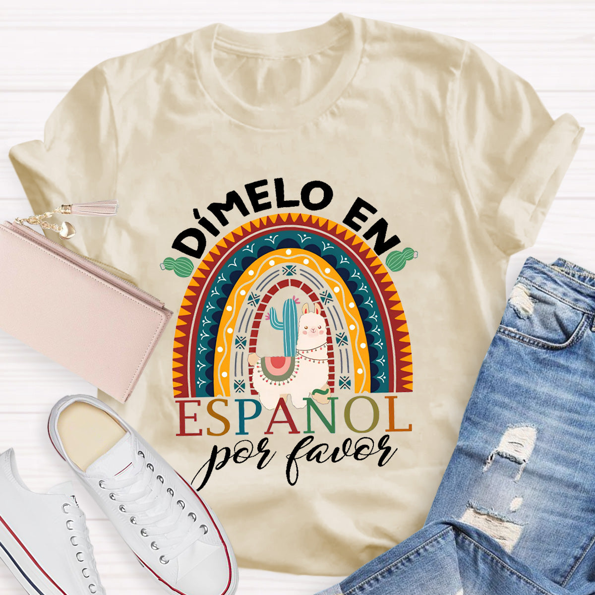 DimeLo En Espanol Teacher T-Shirt